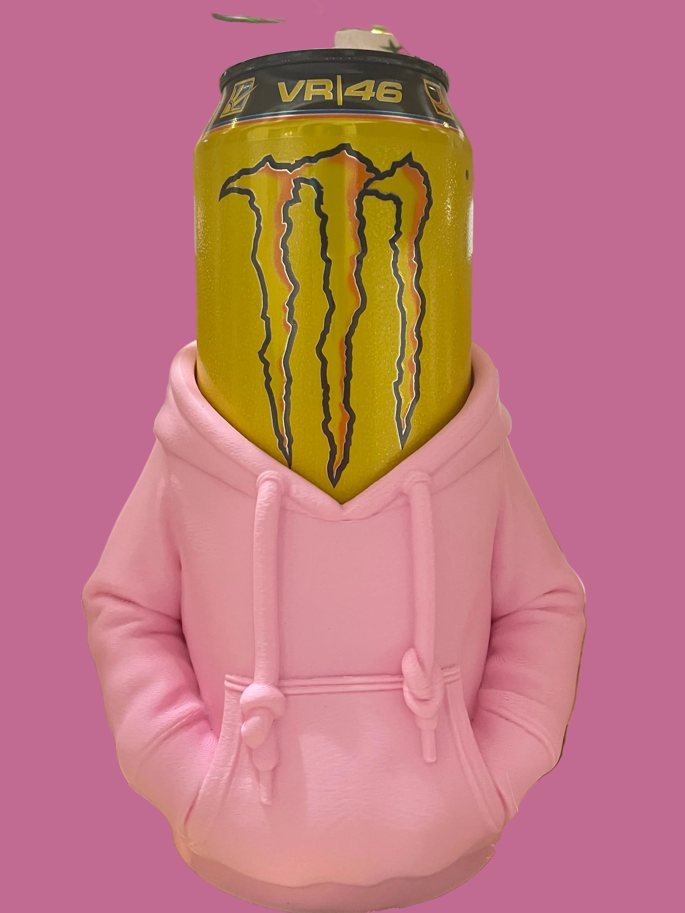 Pink Hoodie Can Holder