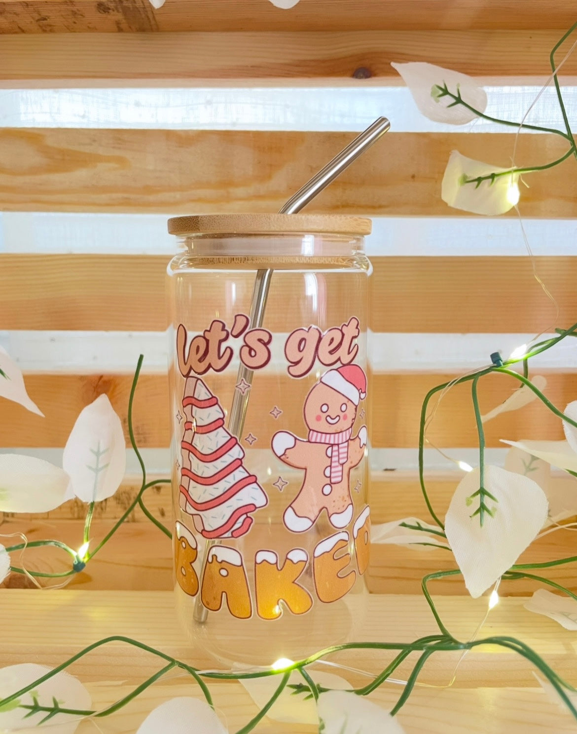 Let’s Get Baked Gingerbread Iced Coffee Cup
