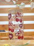 Dr Pepper Inspired Glass Cup