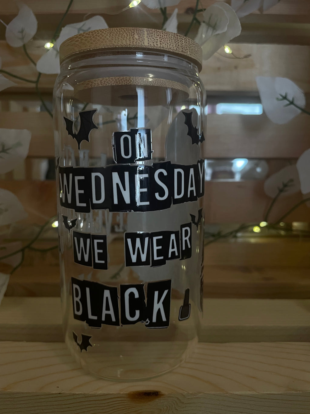 Wednesday Inspired Iced Coffee Tumbler